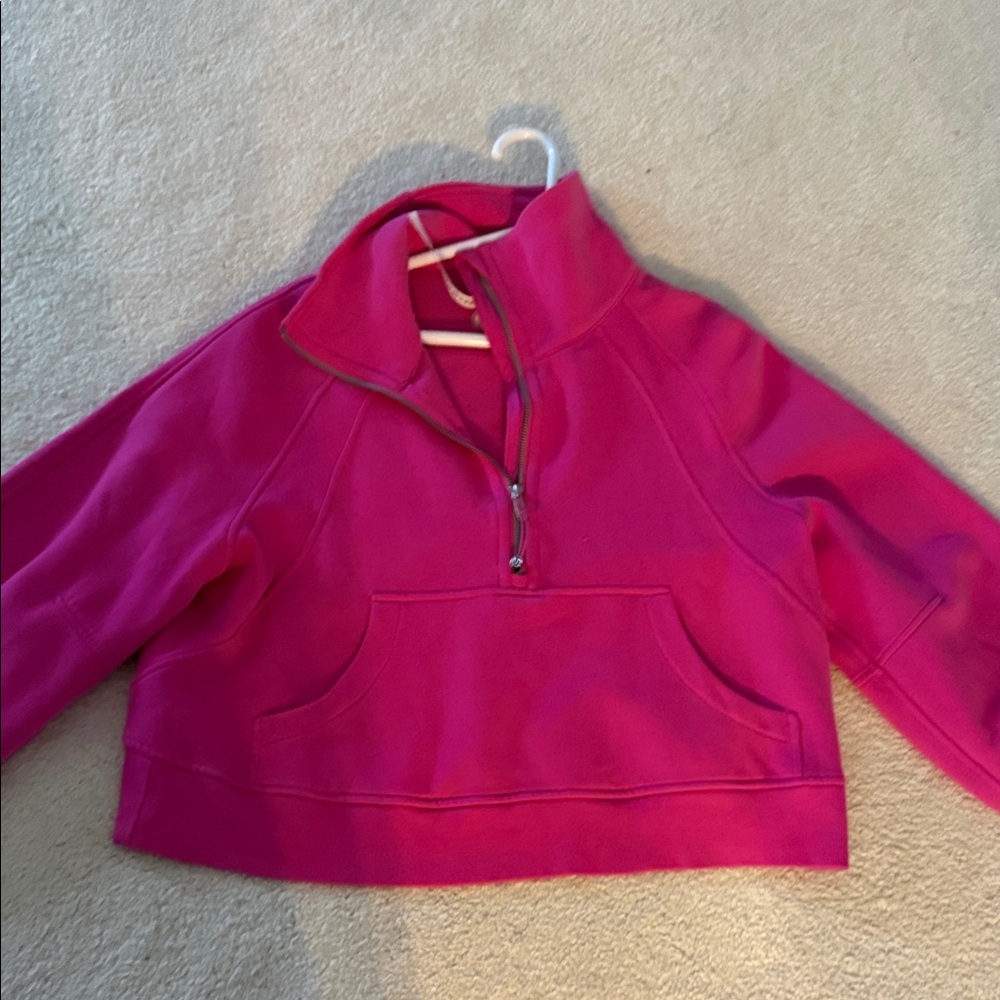 lululemon athletica Pink Half-Zip Sweatshirt
